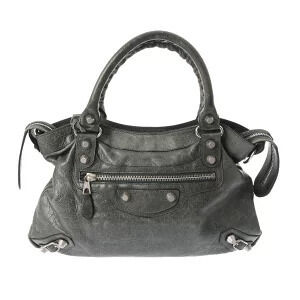 Balenciaga The Giant Town Gray Leather Handbag